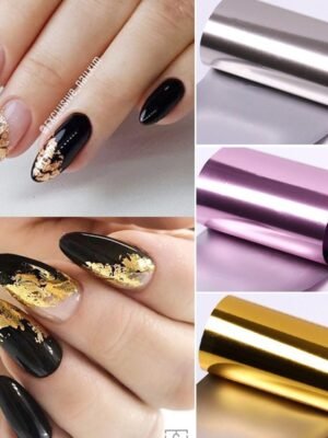 Nail Star paper rose gold transfer sticker