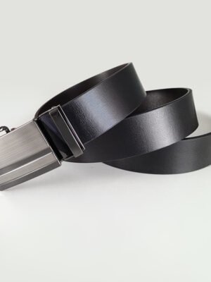 PU Classic Casual Business All-match Automatic Buckle Toothless Men's Belt
