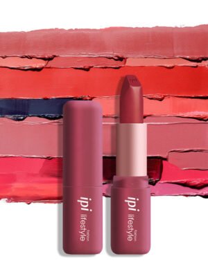 Matte matte white lipstick
