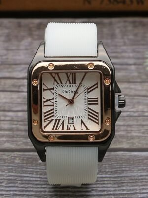 Square Men's Tape Watch Roman Scale