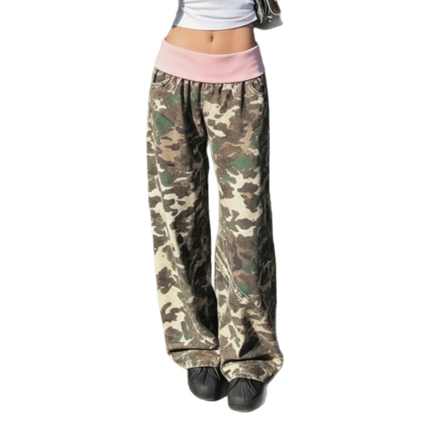 Womens Casual Camouflage Trousers In American Style ā Image 5