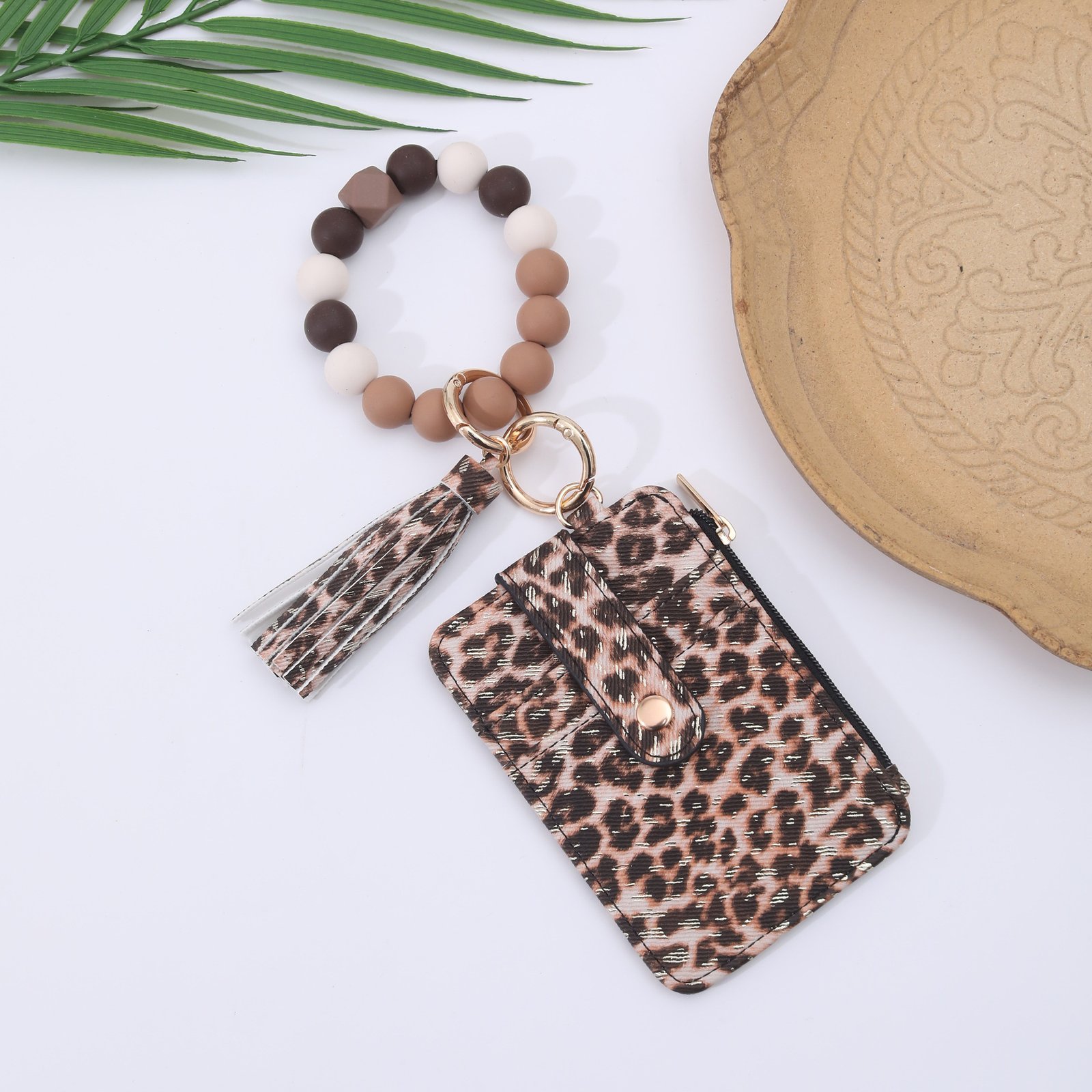 Silicone Bead Bracelet Weaving Pattern Card Holder Coin Purse ā Image 10