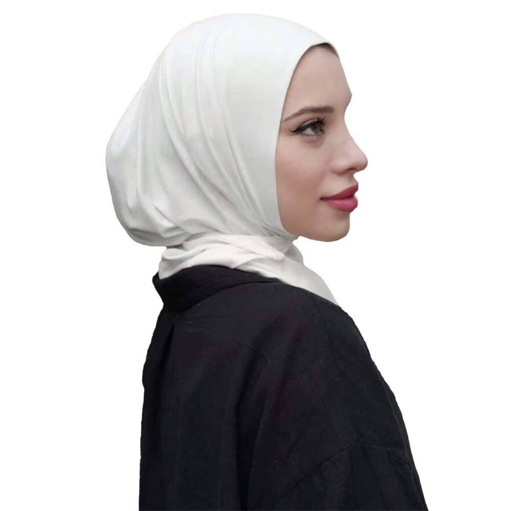 Solid Color Convenient Strap Headscarf Suit ā Image 6