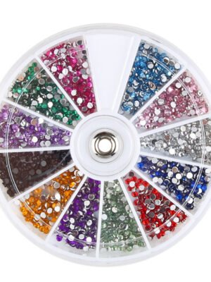 Diamond fake nails domestic rhinestones 12 colors