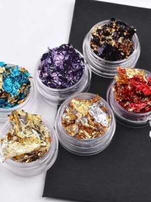 Nail tin foil fragment nail jewelry