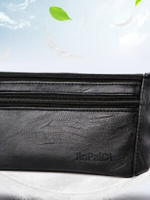 Ultra-thin PU Men's Belly Phone Waist Bag