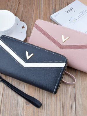 New Wallet Women's Long Double Zip Clutch