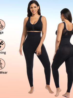 High Waist Belly Contracting Running Sports Fitness Hip Raise Yoga Pants