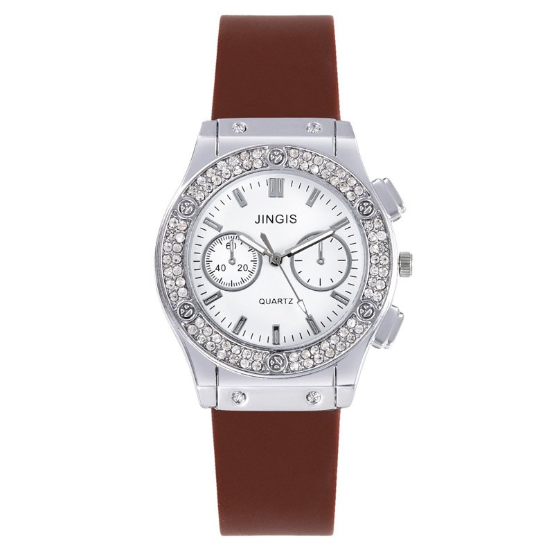 All-match Business Diamond Silicone Band Watch ā Image 10