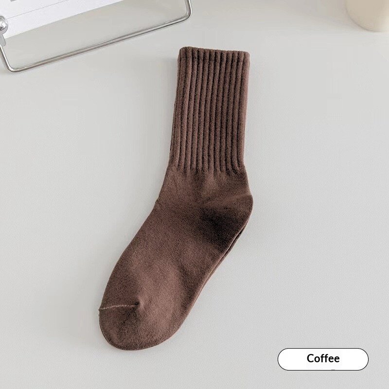 Solid-color Odor-resistant BreathableSweat-absorbing Socks – Image 9