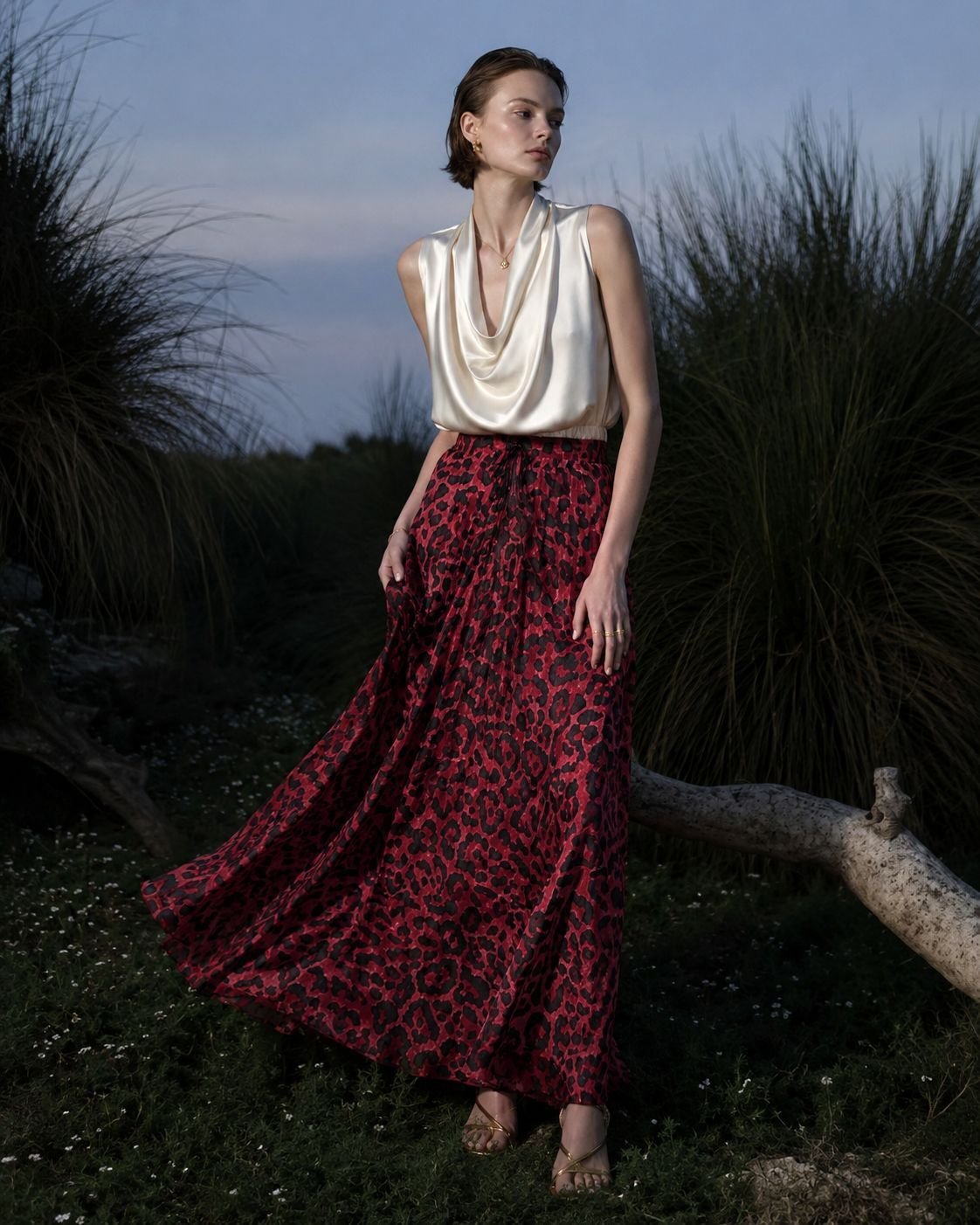 Womens Fashion Loose-Fit Sexy Printed Dress ā Image 7