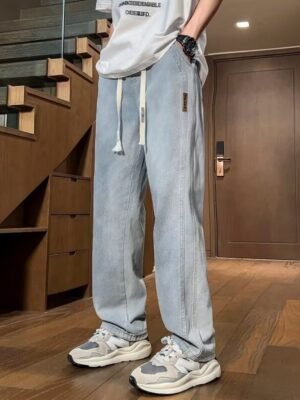 Straight Loose Wide-leg Casual Pants Thin