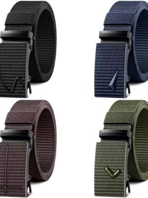 Men's Automatic Buckle Outdoor Canvas Belt