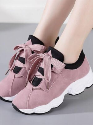 Autumn new small white shoes female wild Korean shoes women shoes female students casual thick-soled running shoes female tide