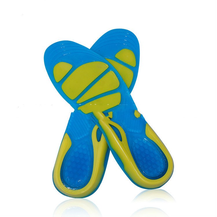 Shock Absorbing And Decompression Basketball Football Running Silicone Insole