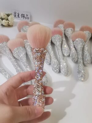 Diamond-encrusted Mini Small Waist Makeup Brush Single Beauty Tool