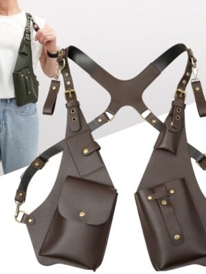 Multifunctional Tactical Vest Backpack - Lightweight Outdoor Convertible Daypack with Adjustable Straps for Hiking Camping Travel