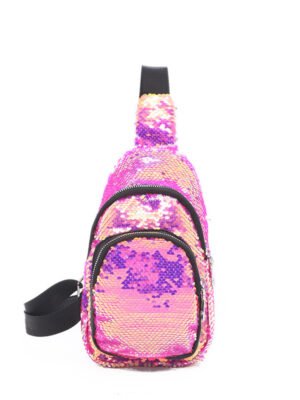 Fashion Sequined Small Bag, Chest Bag, Colorful Sequined Waist Bag