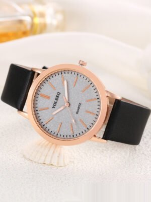 Watch Student Party Women's Watch Korean Style Alloy Pu Strap