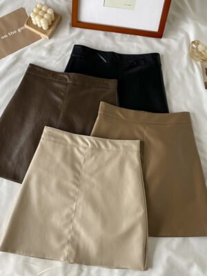 High-waisted Anti-exposure Slim-fit Skirt For Women
