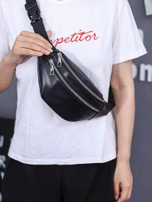 Fashionable Large Capacity Waist Bag Sports Multifunctional Chest Bag