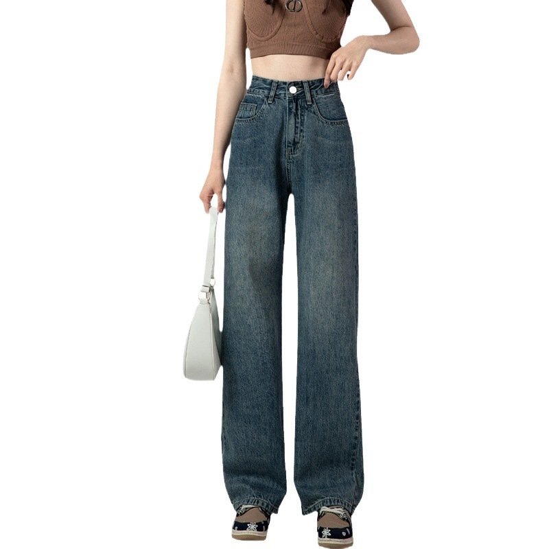 High Waist Retro Straight Jeans For Women Autumn ā Image 5