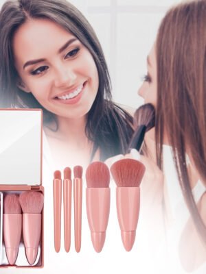 5Pcs Makeup Brushes Tool Set Cosmetic Powder Eye Shadow Foundation Blush Blending Make Up Brush