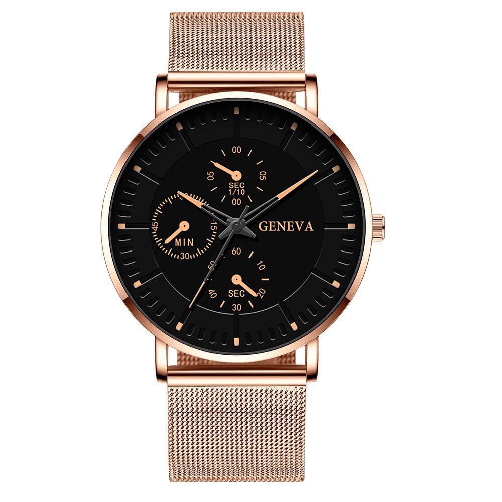 Korean Fashion Watch Men's Mesh Strap Simple ā Image 9