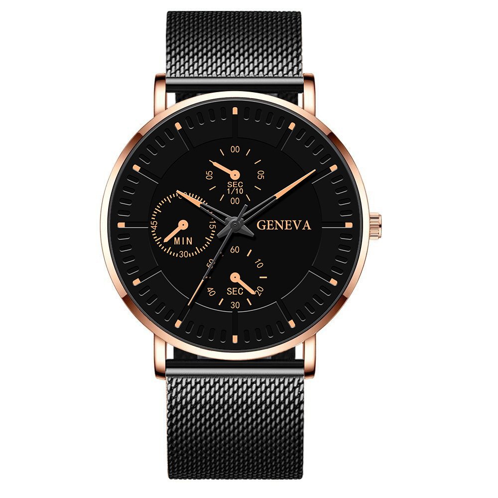 Korean Fashion Watch Men's Mesh Strap Simple ā Image 7