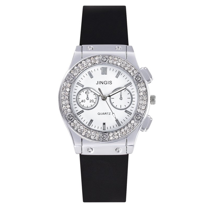 All-match Business Diamond Silicone Band Watch ā Image 7