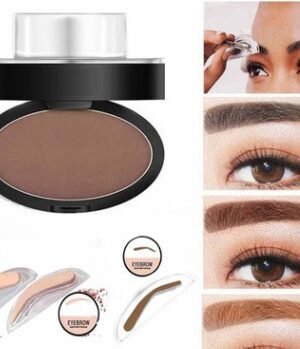Eyebrow Powder Stamp Tint Stencil Kit Cosmetics Professional Makeup Waterproof Eye Brow Stamp Lift Eyebrow Enhancers Stencil Kit