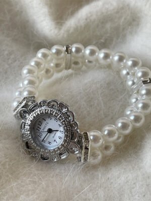 Fashion Women's Pearl Bracelet Watch