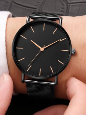 Men's Watch Simple And Stylish Mesh Strap Style