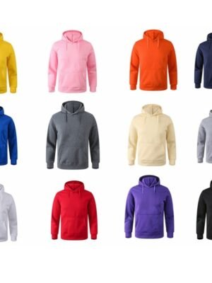 Solid Color Hooded Pullover Men's Sweater