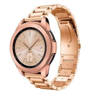 Three Beads Stainless Steel Watch With Slingshot Buckle