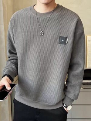 Men's Round-Neck Autumn Long-Sleeve Sweater