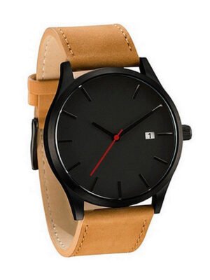 Casual Watch High-end Calendar Fashion Business Matte Leather Quartz Watch