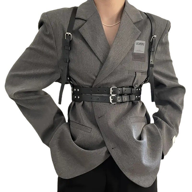 Double Layer Buckle Fashion All-match Casual PU Leather Strap Belt Women – Image 5