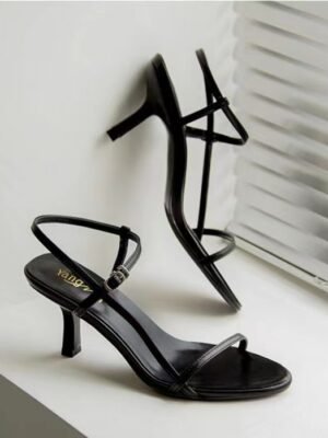 Summer Stiletto Heel Buckle Strap High Heels Sandals