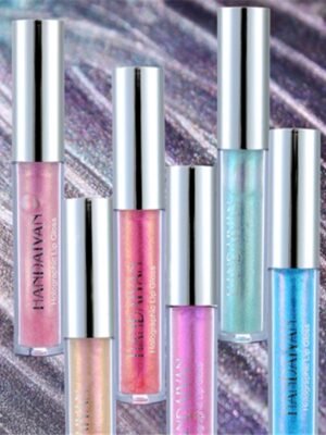 Polarized lip gloss