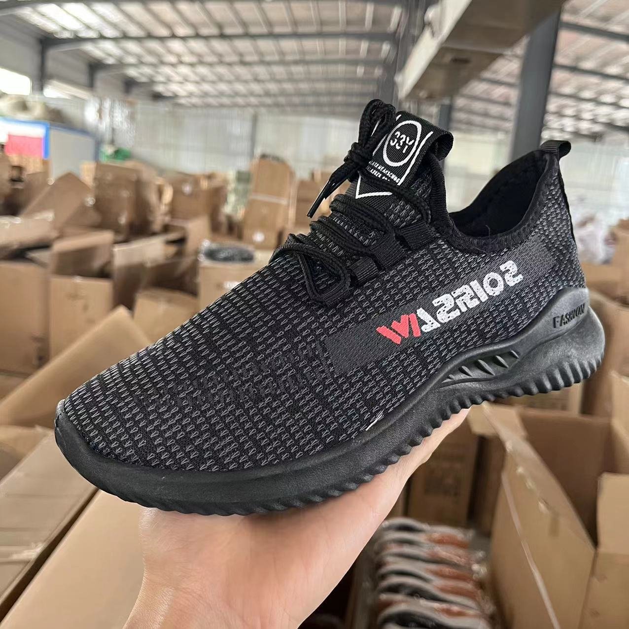 New Flyknit Men's Shoes Korean Style Trendy Casual Shoes Comfortable ā Image 6