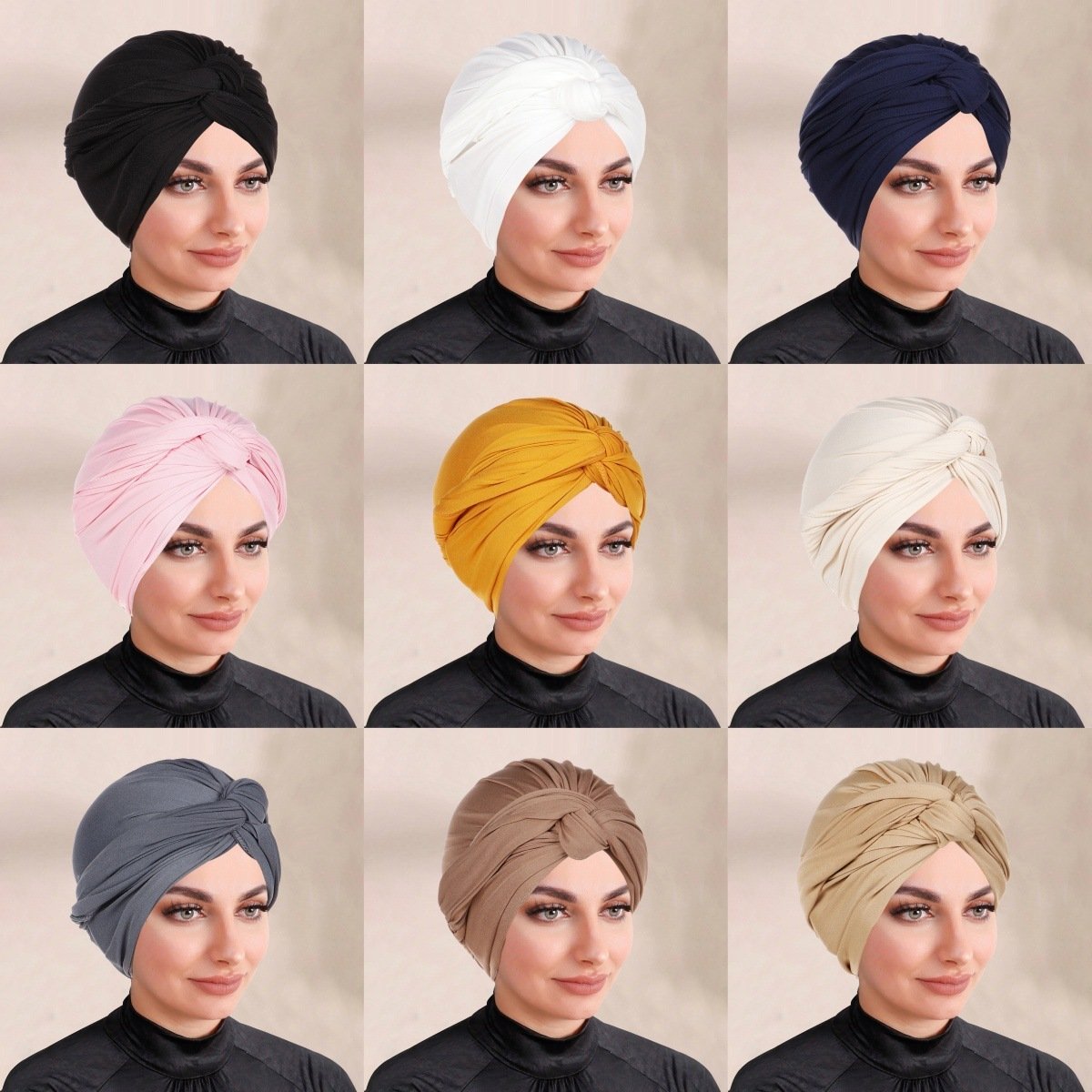 Solid-color Hijab Headscarf For Muslim Women ā Image 2
