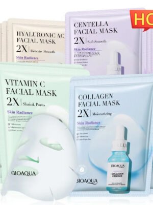 Collagen Face Mask Moisturizing Firming Face Sheet Mask Hyaluronic Acid Facial Masks Beauty Skin Care Gel Skin Care