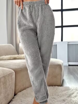 Casual Solid-color Pants Sweatpants Pajama Pants Loungewear