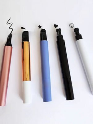 Neutral Logo-free Seal Liquid Eyeliner Face Stars Heart Picture