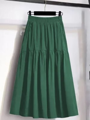Womens Fashion Plus-Size High-Waisted Slimming Skirt