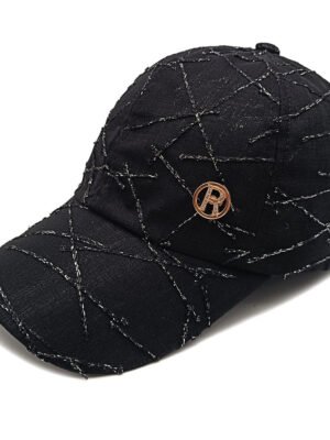 Summer Men's And Women's Cross-striped Fashionable Lightweight Mesh Style Sporty Baseball Cap, Suitable For Outdoor Outings And Daily Wear.