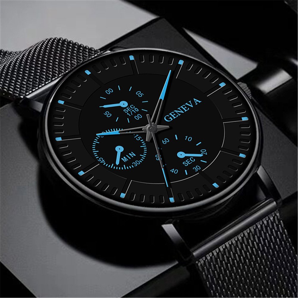 Korean Fashion Watch Men's Mesh Strap Simple ā Image 4