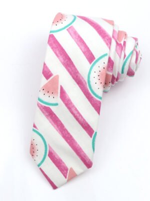 Korean Style Narrow Men's Clothing Cotton Tie