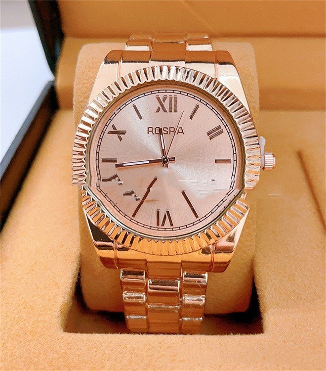 Foreign Trade Roman Scale Men's Steel Strap Watch In Stock Wholesale Rosra Fashion Fashion Quartz Couple Watch ā Image 7